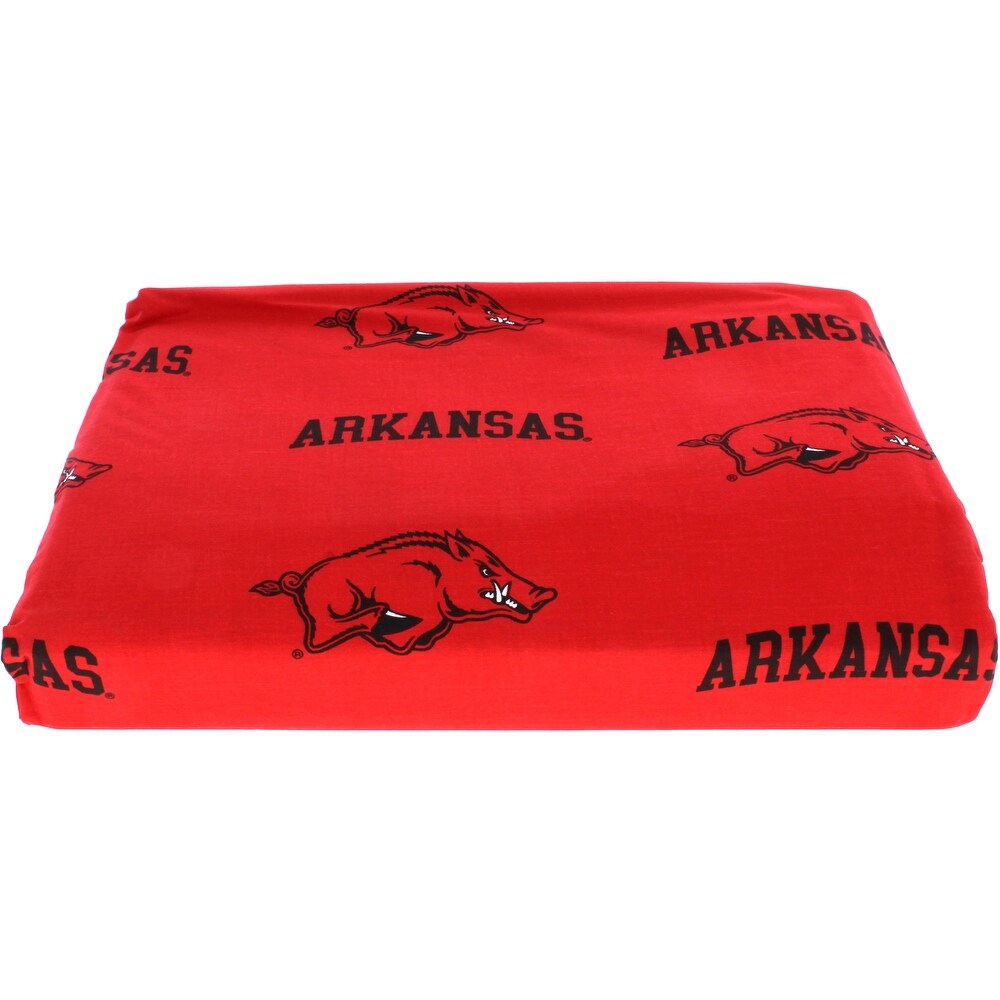 Arkansas Razorbacks 100% Cotton Sheet Set