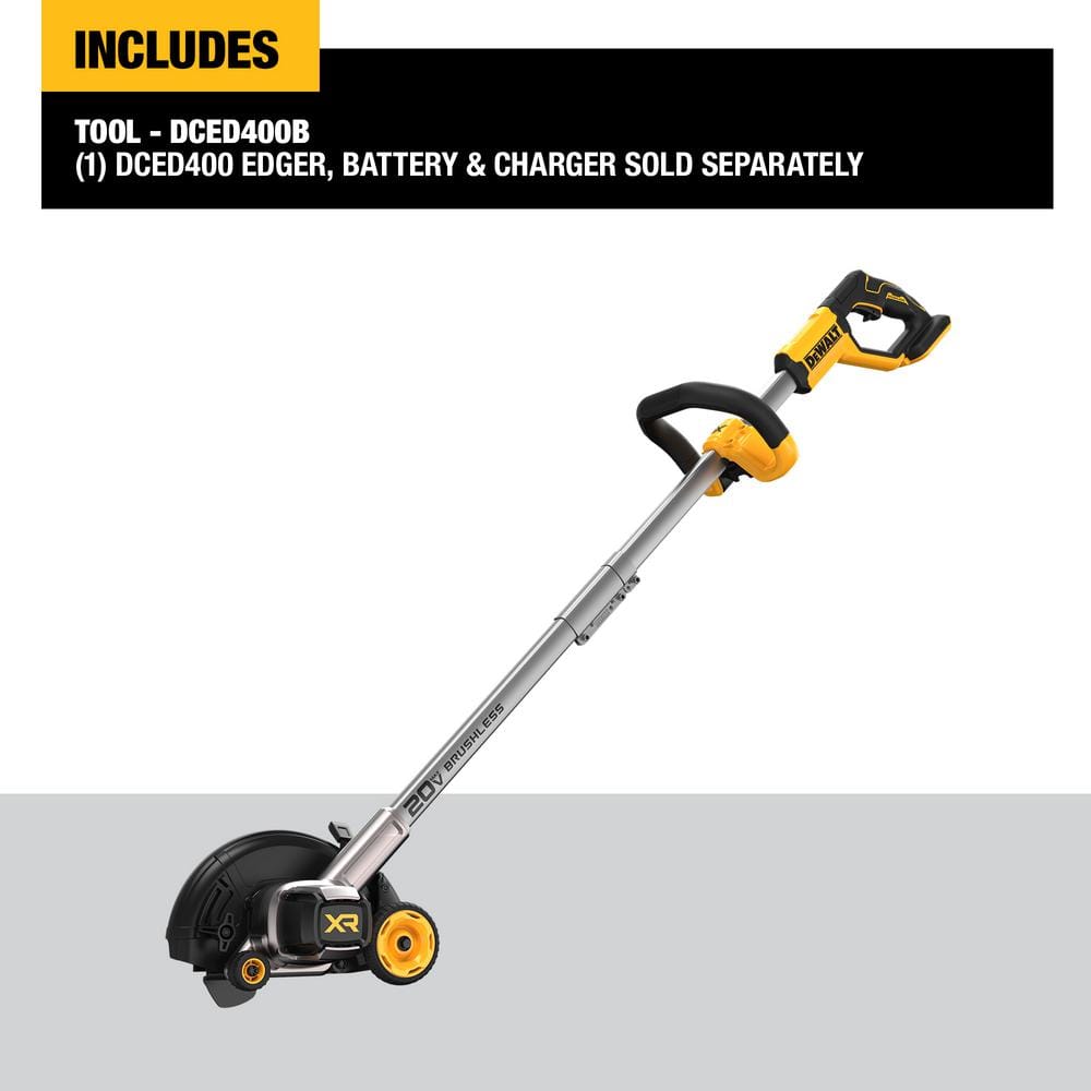 DEWALT 20V Cordless Battery Powered Lawn Edger (Tool Only) DCED400B