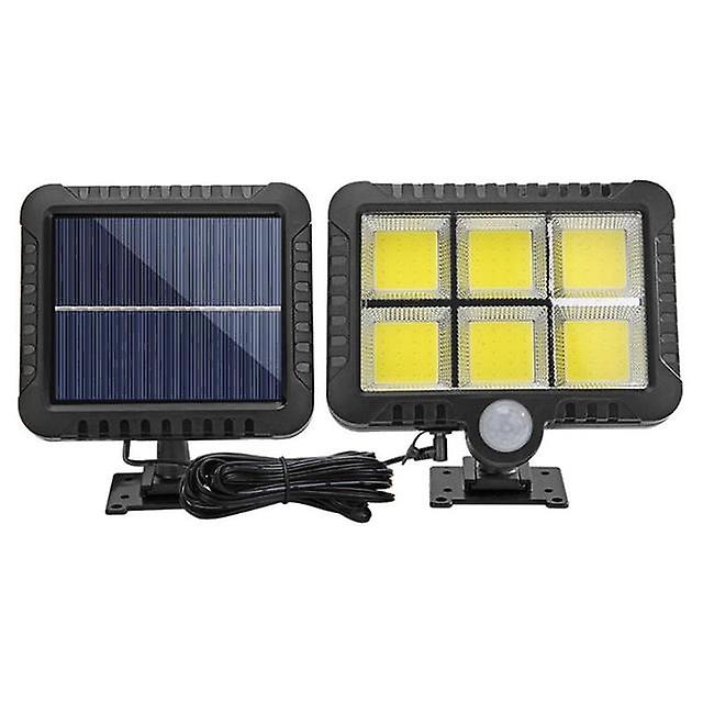 100/120 Cob Led Solar Light Outdoor Lighting Garage Security Light Pir Motion Sensor Garden Decoration Solar Wall Lamp Spotlight