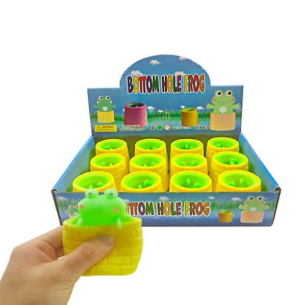 Fidget Toys Squishy Toy Relief Frog Cup Squeeze Toys 12 Pcs