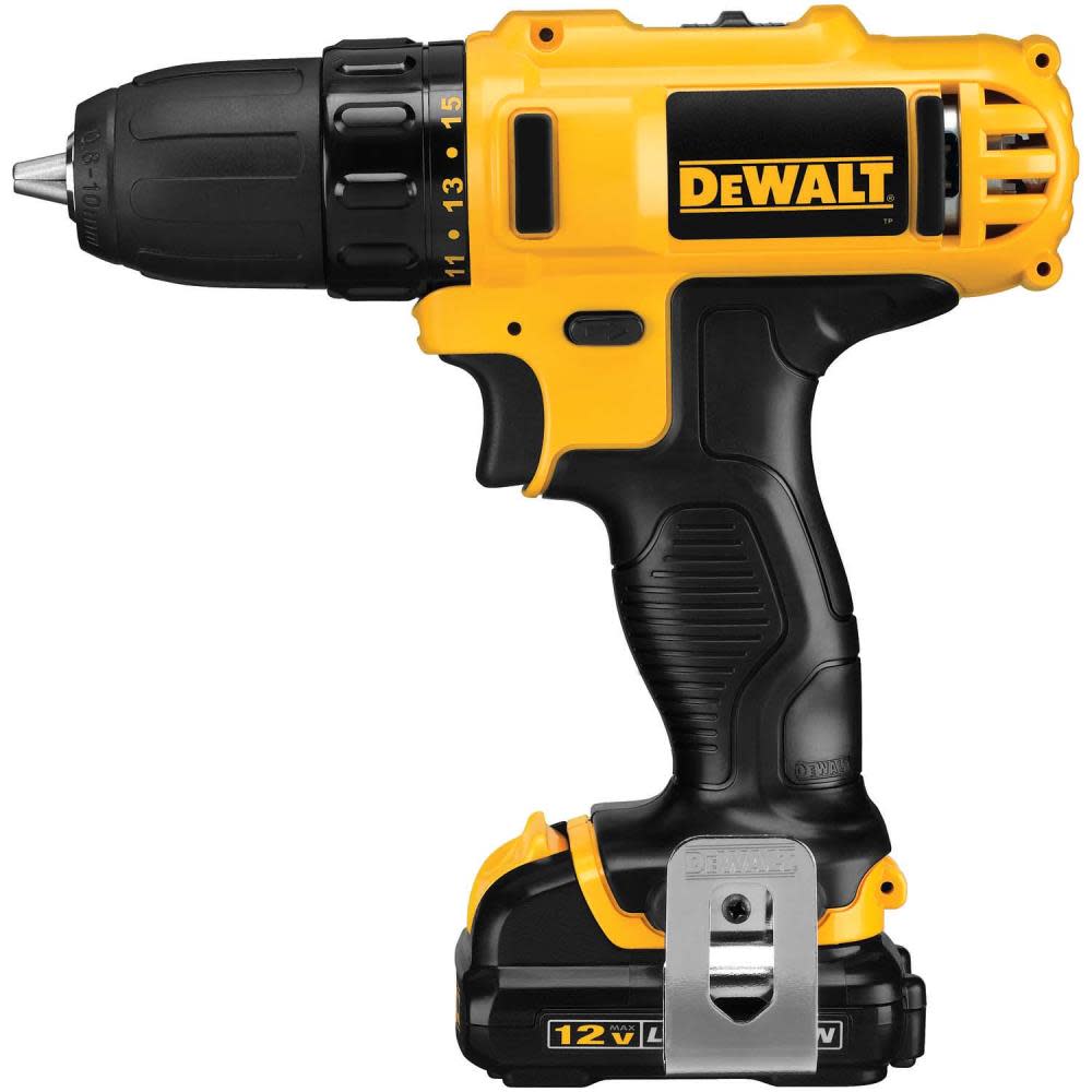 DEWALT 12V MAX 3/8 in. Drill Driver Kit DCD710S2 from DEWALT