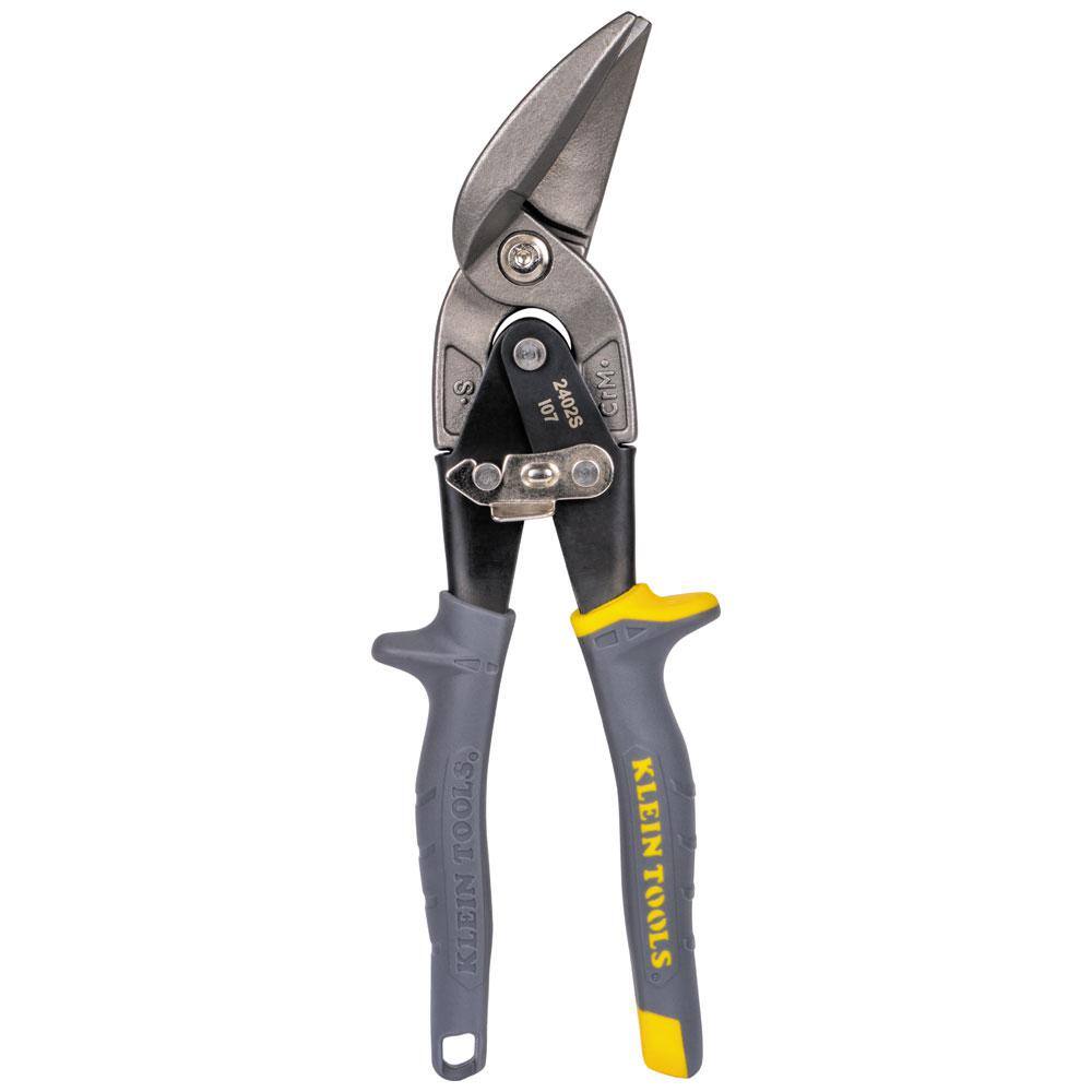 Klein Tools Offset Straight-Cutting Aviation Snips 2402S