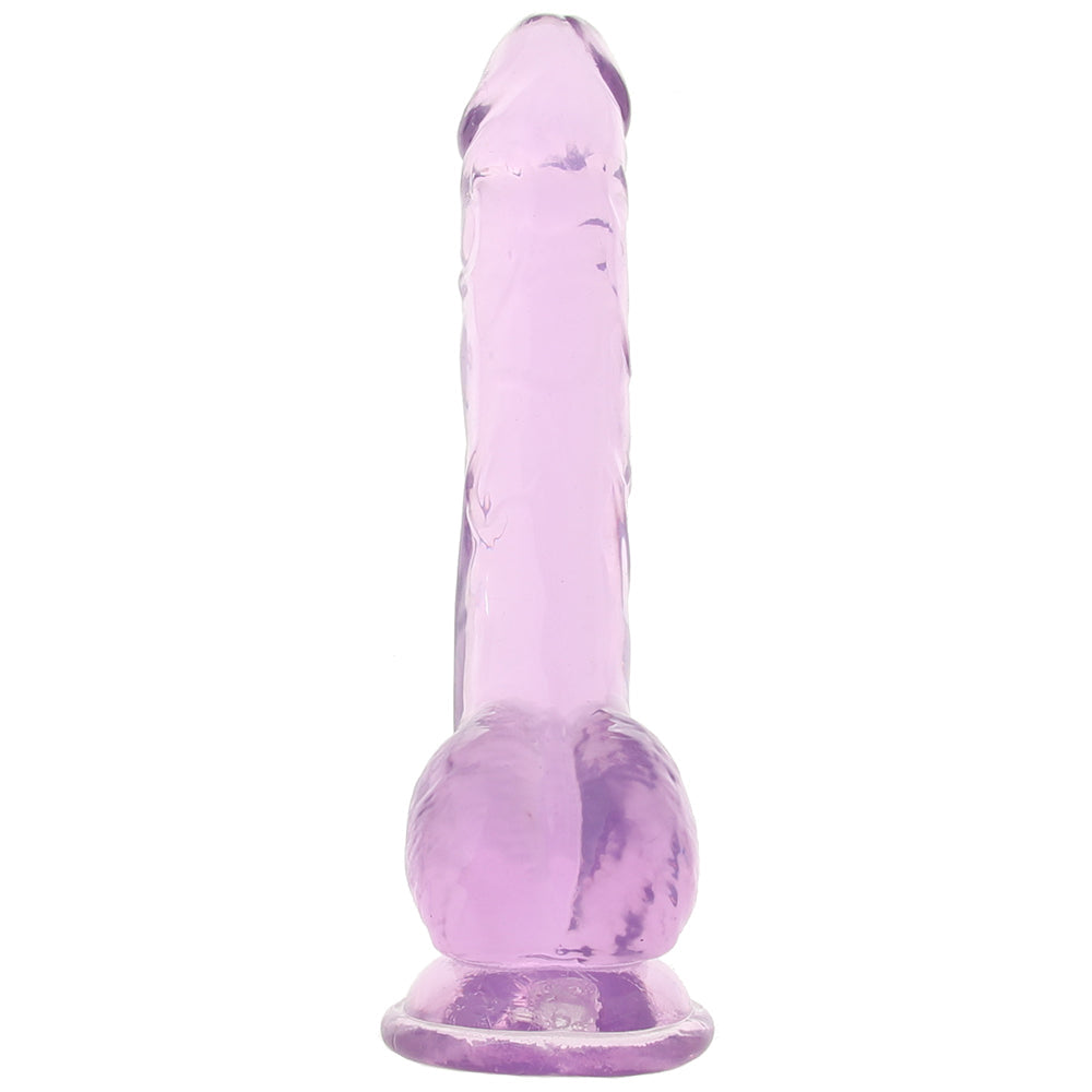 Naturally Yours 8 Inch Crystalline Dildo in Amethyst