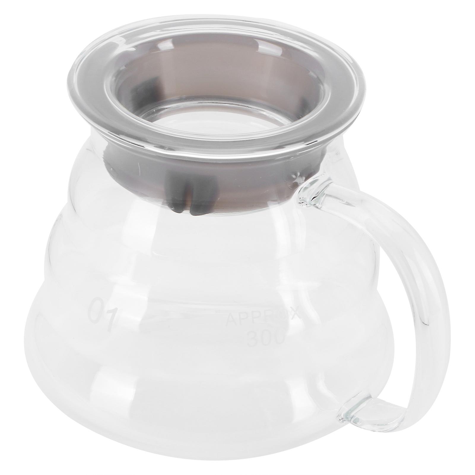 Glass Coffee Server Professional Glass Coffee Carafe Coffee Pot For Bar Kitchen Counter300ml