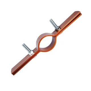 The Plumber's Choice 34 in. Riser Clamp in Copper Epoxy Coated Steel 34CLRSEC