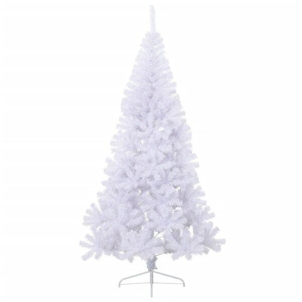 vidaXL Christmas Tree Decoration Artificial HalfCircle Tree with Stand PVC