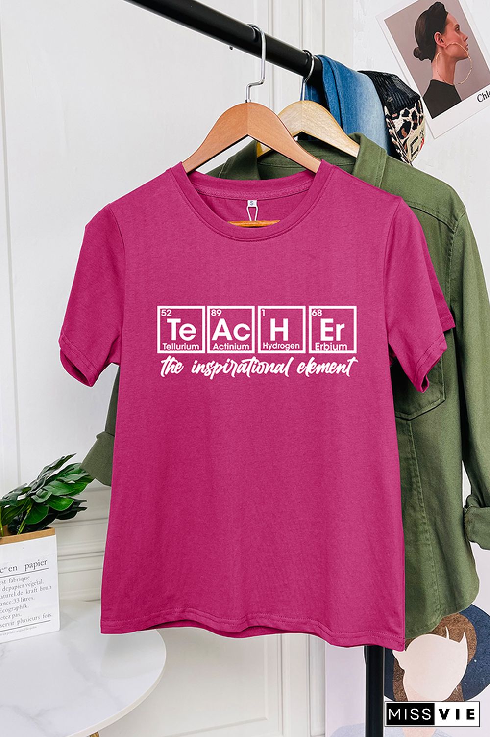 Periodic Teacher Short Sleeve Graphic Tee Wholesale