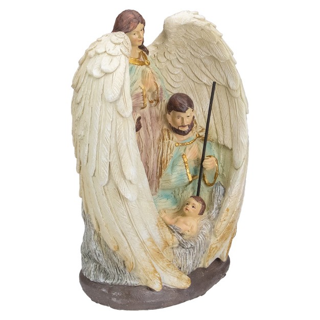 Northlight 11 25 Holy Family And Angel Christmas Nativity Table Decoration