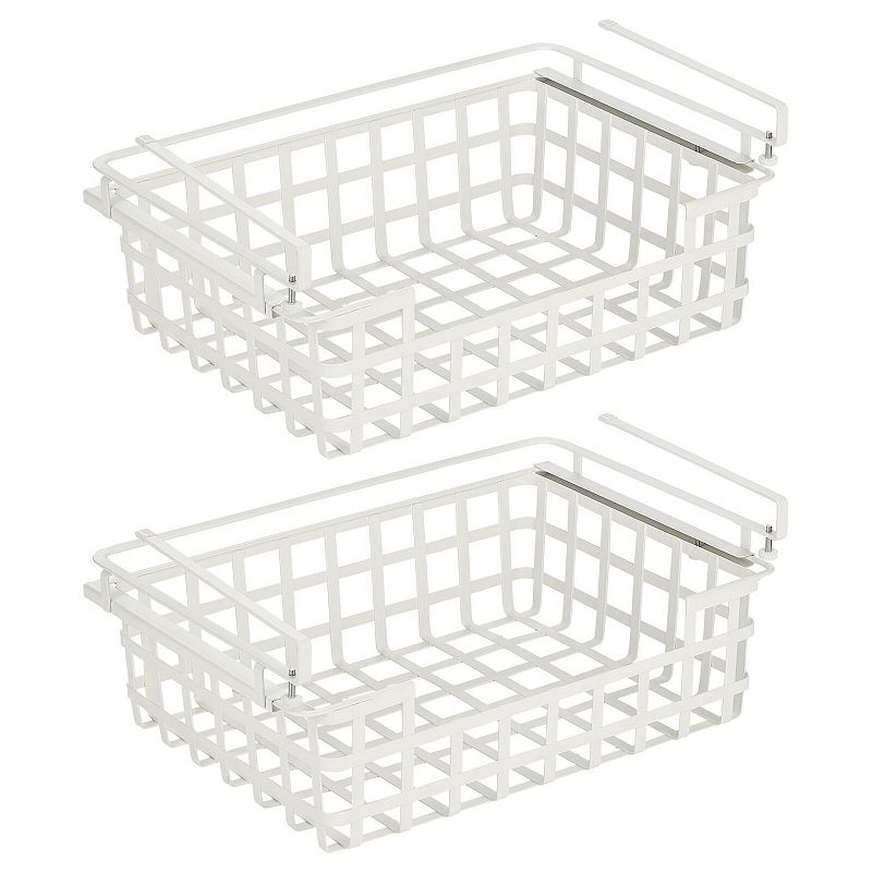 Nate Home by Nate Berkus Under Shelf Hanging Pull Out Wire Basket - 2 Pack