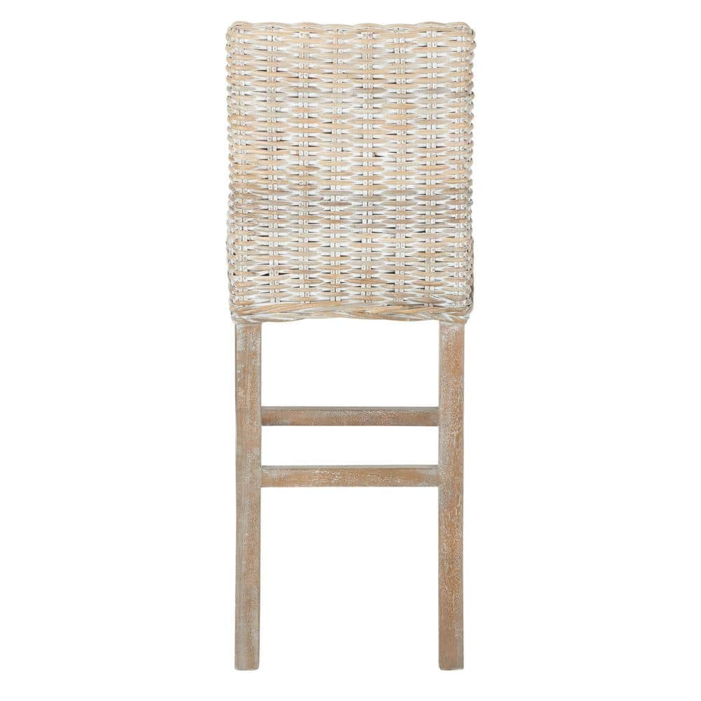 SAFAVIEH Tobie 43.31 in. Light Gray Bar Stool BST6500B