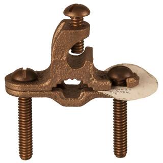 RACO 12 in. - 1 in. Bronze Ground Clamp RBC2DBAG1R