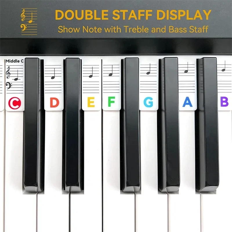 🎁  47% OFF🔥🔥--🎄Removable Piano Keyboard Note Labels