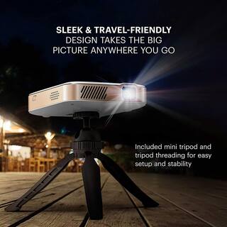 Kodak Luma 450 1920 x 1080 Full HD Mini Smart Portable Projector with 200 Lumens Wi-Fi and Bluetooth RODPJS450