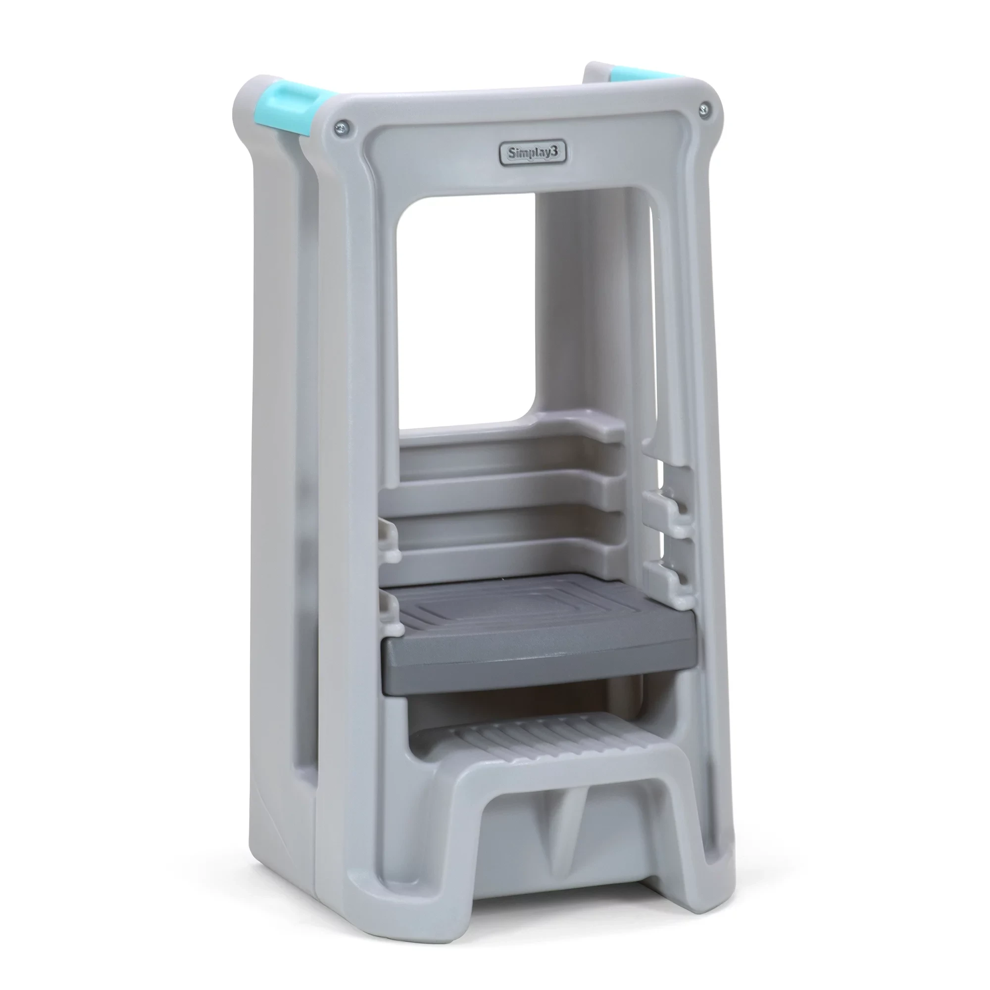 Simplay3 Toddler Tower Adjustable Stool， Gray