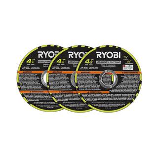 RYOBI 4-12 in. Masonry Cutting Wheel (3-Piece) A01304