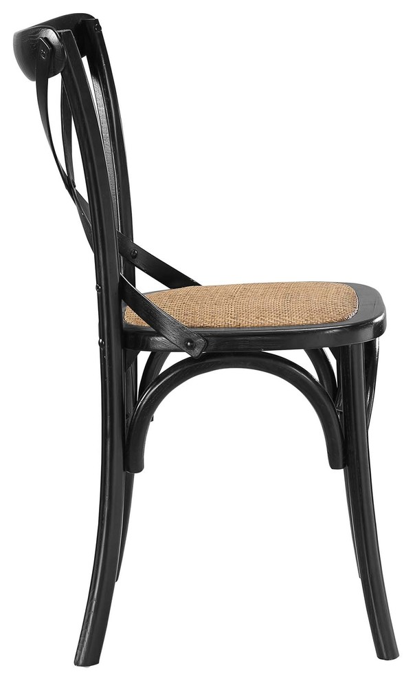 Gear Dining Side Chair Set of 4  Black   Tropical   Dining Chairs   by PATIOS ON FLEEK  Houzz