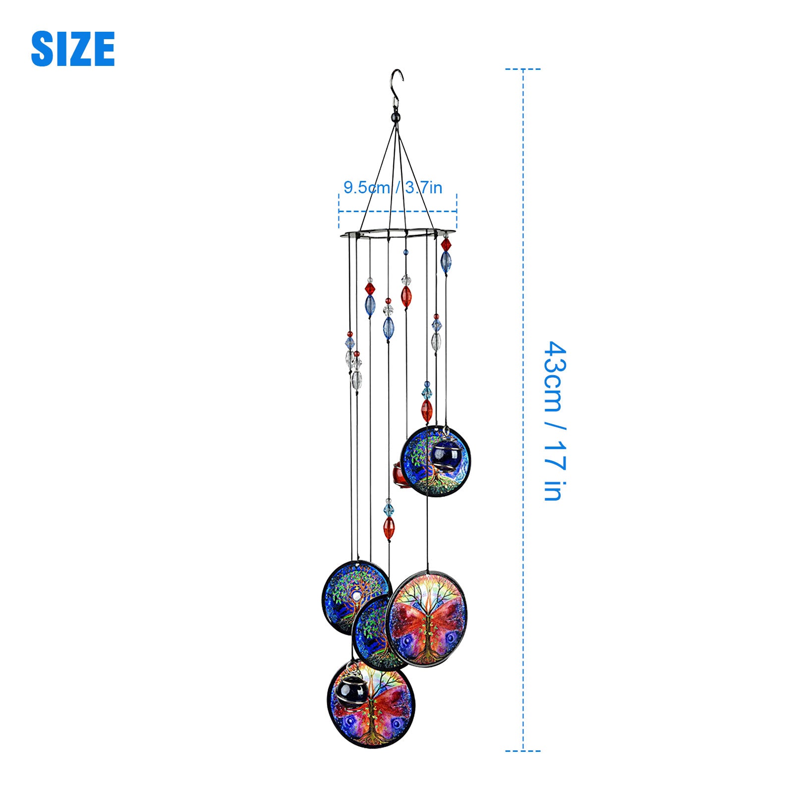 Wind Chimes Outdoor， EEEkit 17