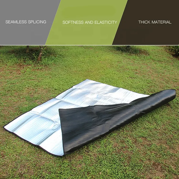 Suqian Hi Customer New s Outdoor Equipment 3 4 People Camping Portable Waterproof EVA Aluminum Film Mat 2M Lawn Seat