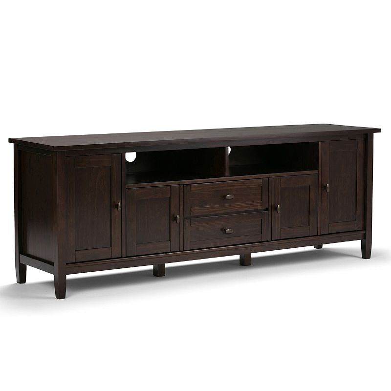 Simpli Home Warm Shaker Media Storage TV Stand