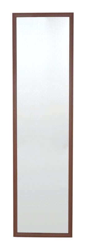 Erias 49 in. H X 13 in. W Natural Brown Plastic Mirror