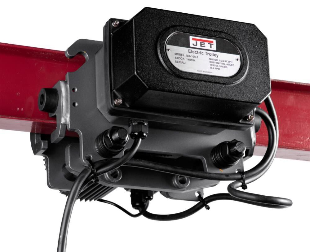 JET TS200-010 2T Electric Hoist 460V with Trolley and 4 Button Pendant 144007K from JET