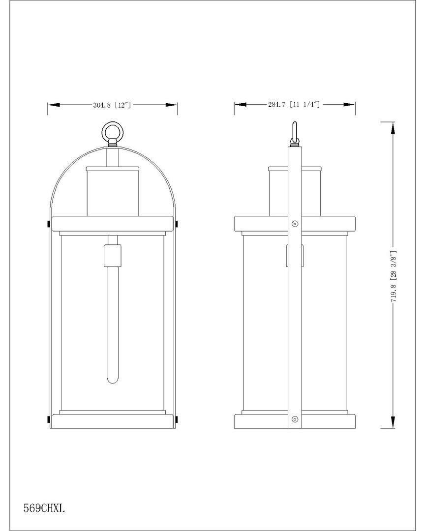 Z-Lite 569CHXLBK