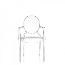 Fauteuil Louis Ghost KARTELL - Fauteuil extérieur design italien Kartell