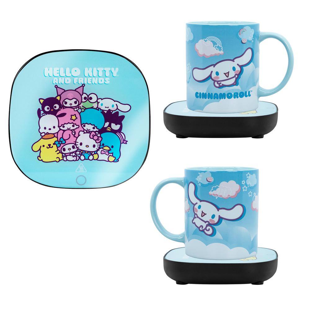 Uncanny Brands Hello Kitty and Friends 'Cinnamoroll' Light Blue Single- Cup Coffee Mug with Mug Warmer for your Coffee Maker MW1-KIT-CI1