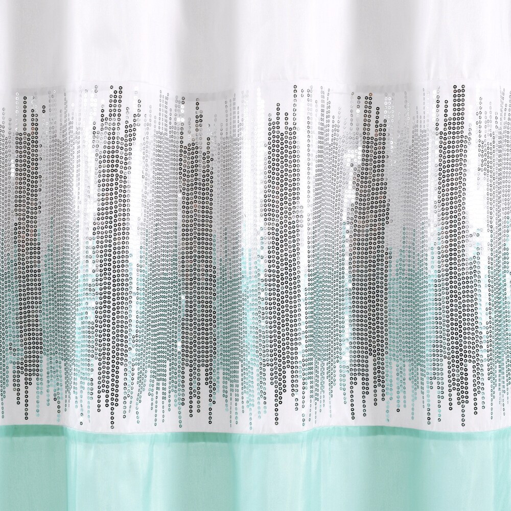 Lush Decor Night Sky Sequins Embroidery Valance   18\
