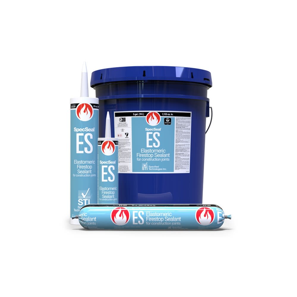 Specified Technologies SpecSeal Red Elastomeric Firestop Sealant ;