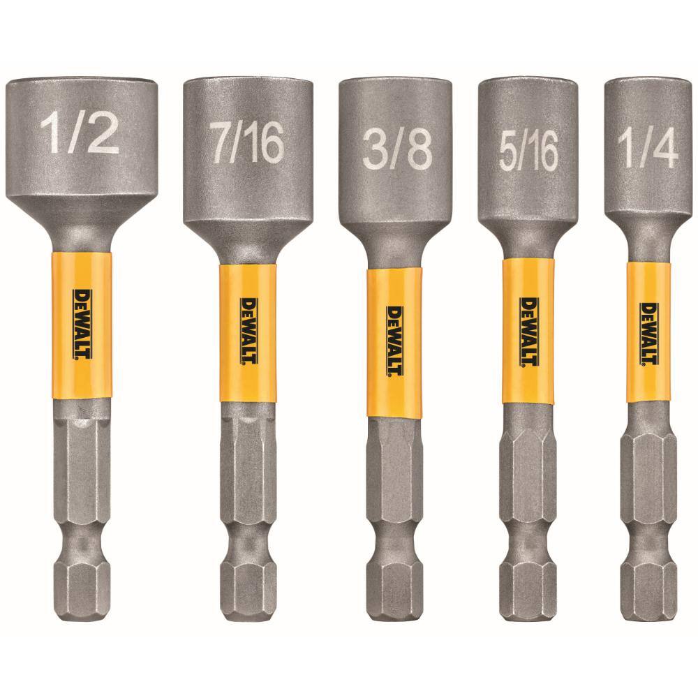 DW MAX IMPACT Steel Nut Driving Drill Bit Set (5-Piece) DWATNDMI5