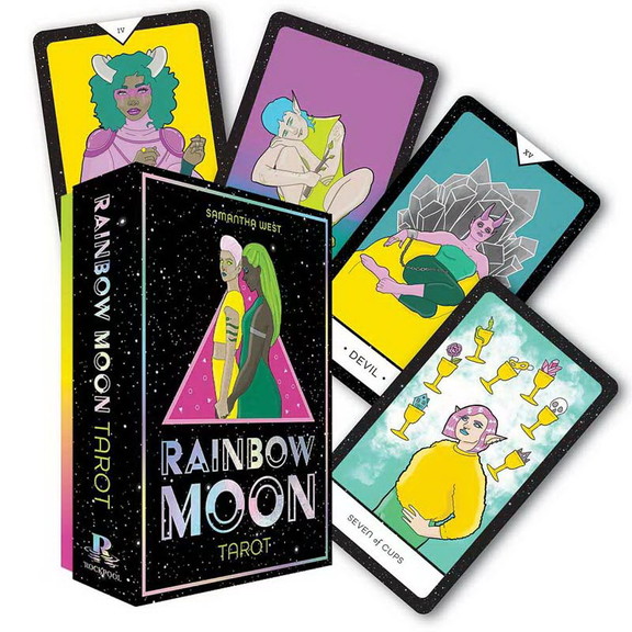 AzureGreen DRAIMOO  Rainbow Moon tarot (dk   bk) b...