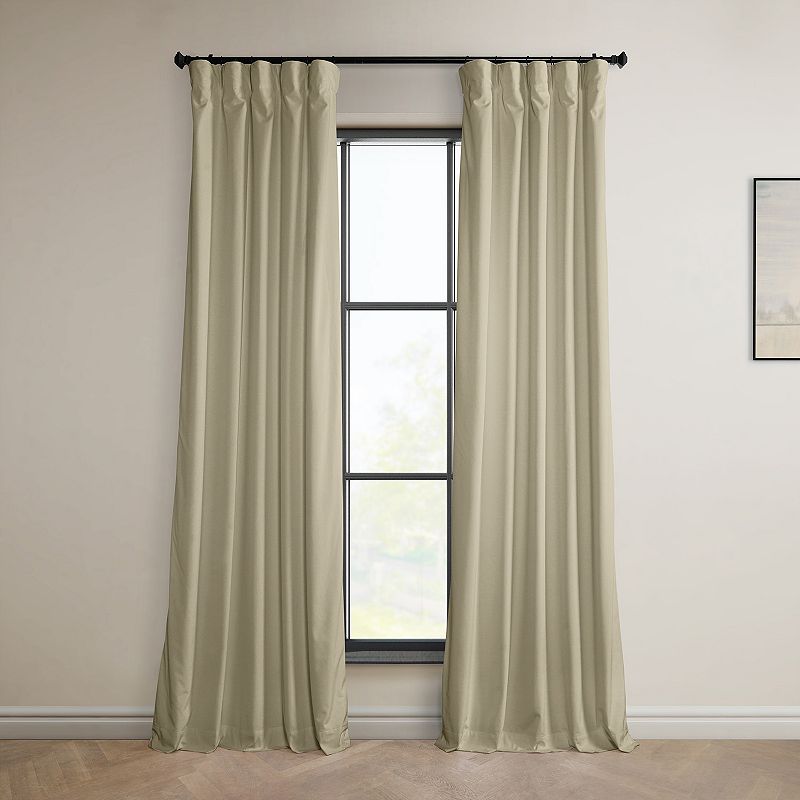 EFF 1-Panel Heritage Plush Velvet Curtain