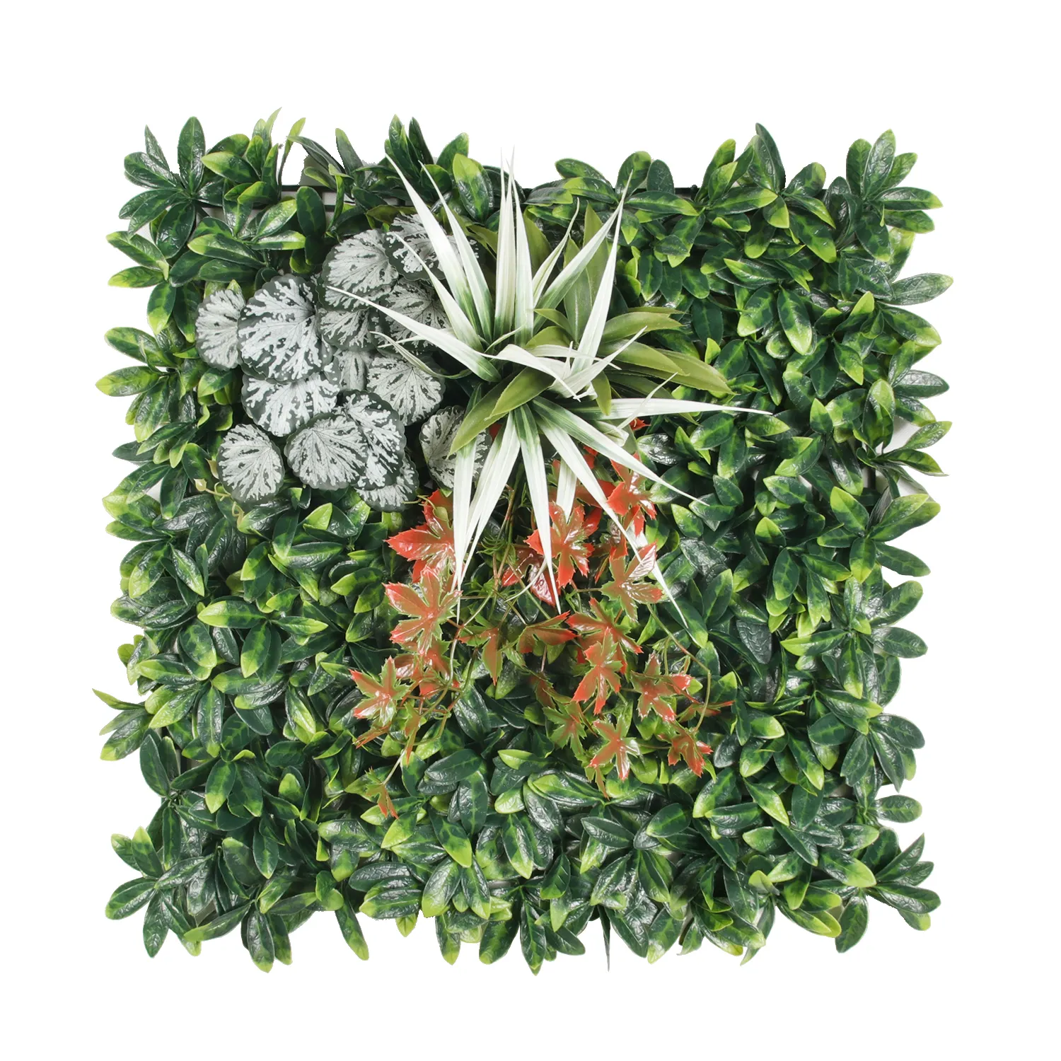 P126 1 Garden Supplies Decoration Mixed Grass Green Plastic Plants Artificial Wall for Privacy