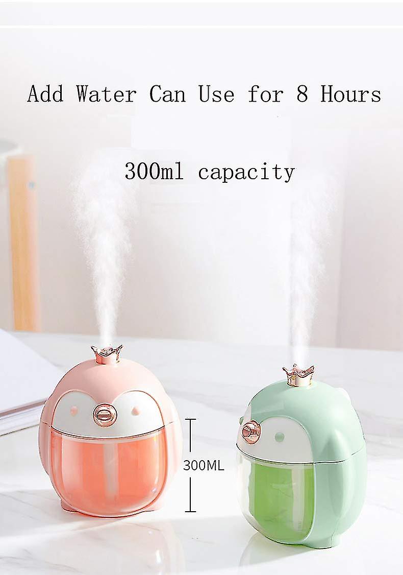 Aromatherapy Essential Oil Humidifier Protable Cute Penguin 300ml Traval Essential Oils Diffuser