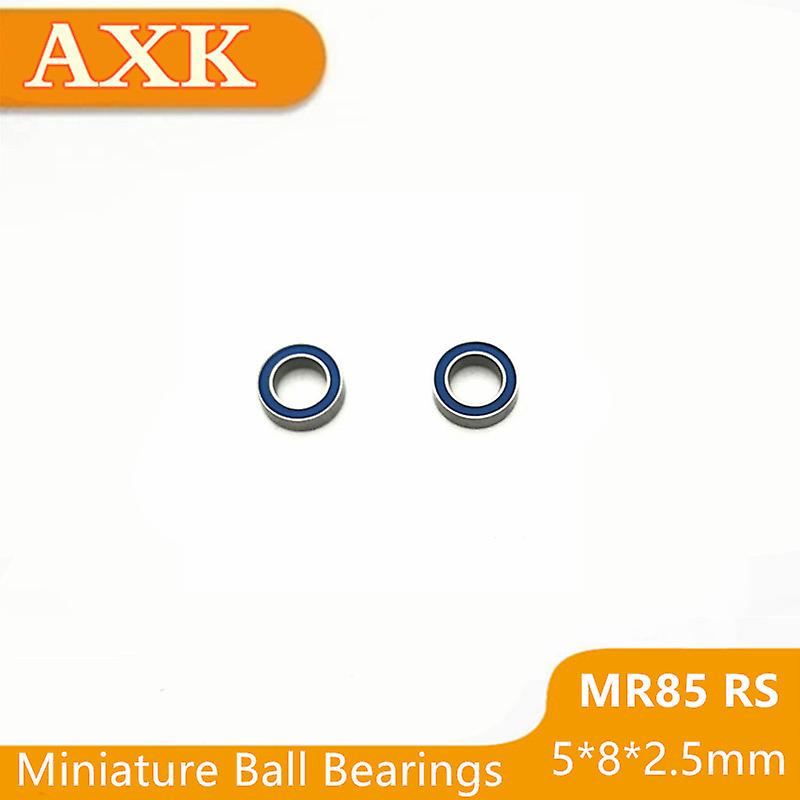 Time-limited Rushed Mr85rs Bearing Abec-3 (10pcs) 5x8x2.5 Mm Miniature Mr85-2rs Ball Bearings Blue Rubber Sealed Mr85 Rs