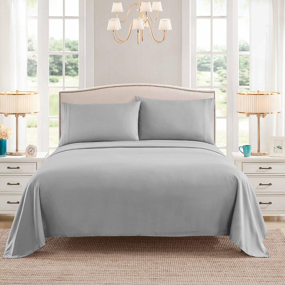 Incredibly Soft 4 piece Deep Pocket Bed Sheet Set in 4 Colors