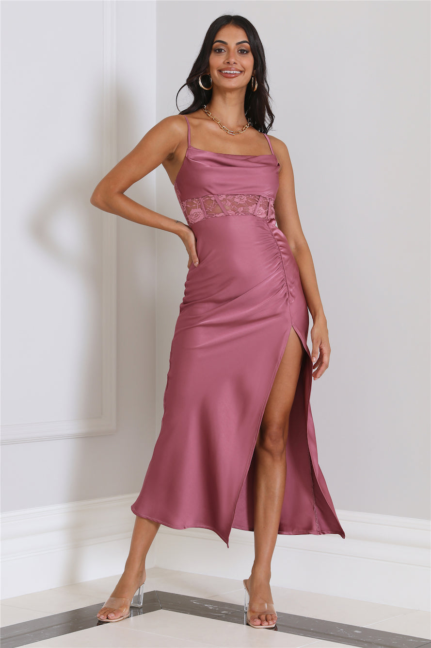 Dressing To Impress Maxi Dress Rose