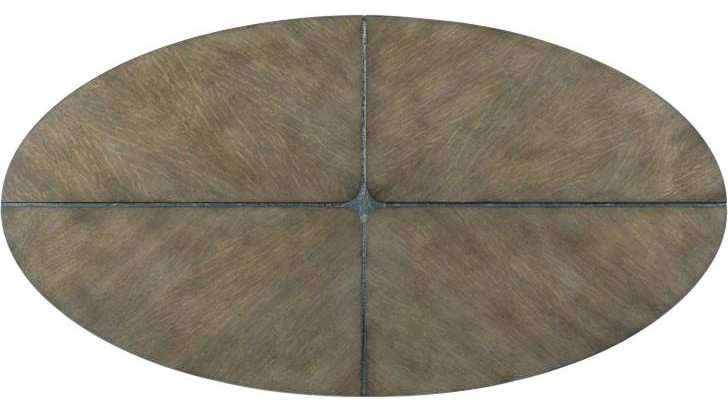 Coffee Table Cocktail WOODBRIDGE OAKVILLE Hammered Napa Nickle Oak   Industrial   Coffee Tables   by EuroLuxHome  Houzz