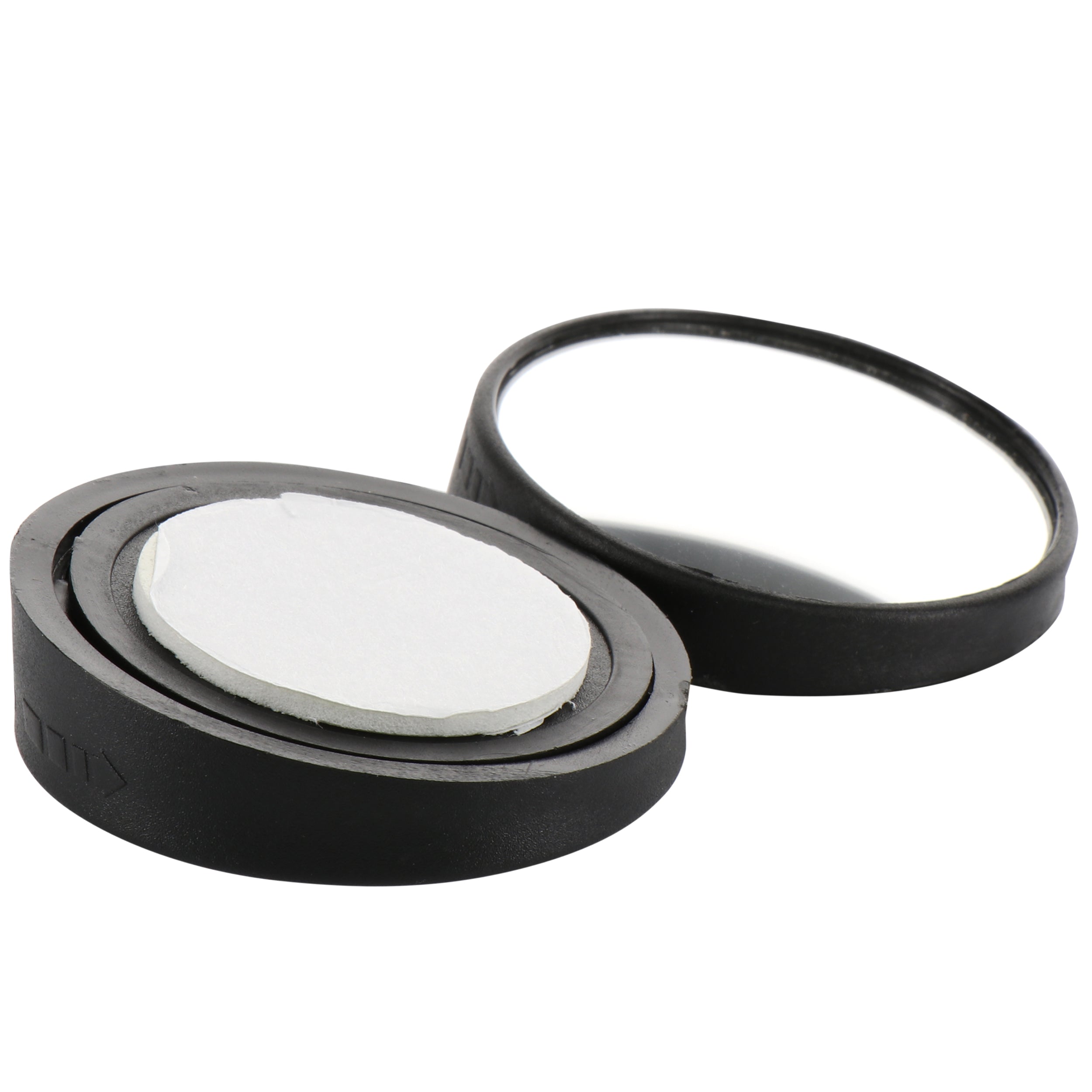 Auto Drive Small Blind Spot Mirrors Pack of 2， Universal Fit Black， 71130WDI