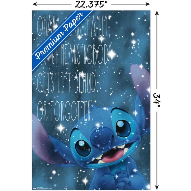 Trends International Disney Lilo And Stitch Ohana Unframed Wall Poster Prints