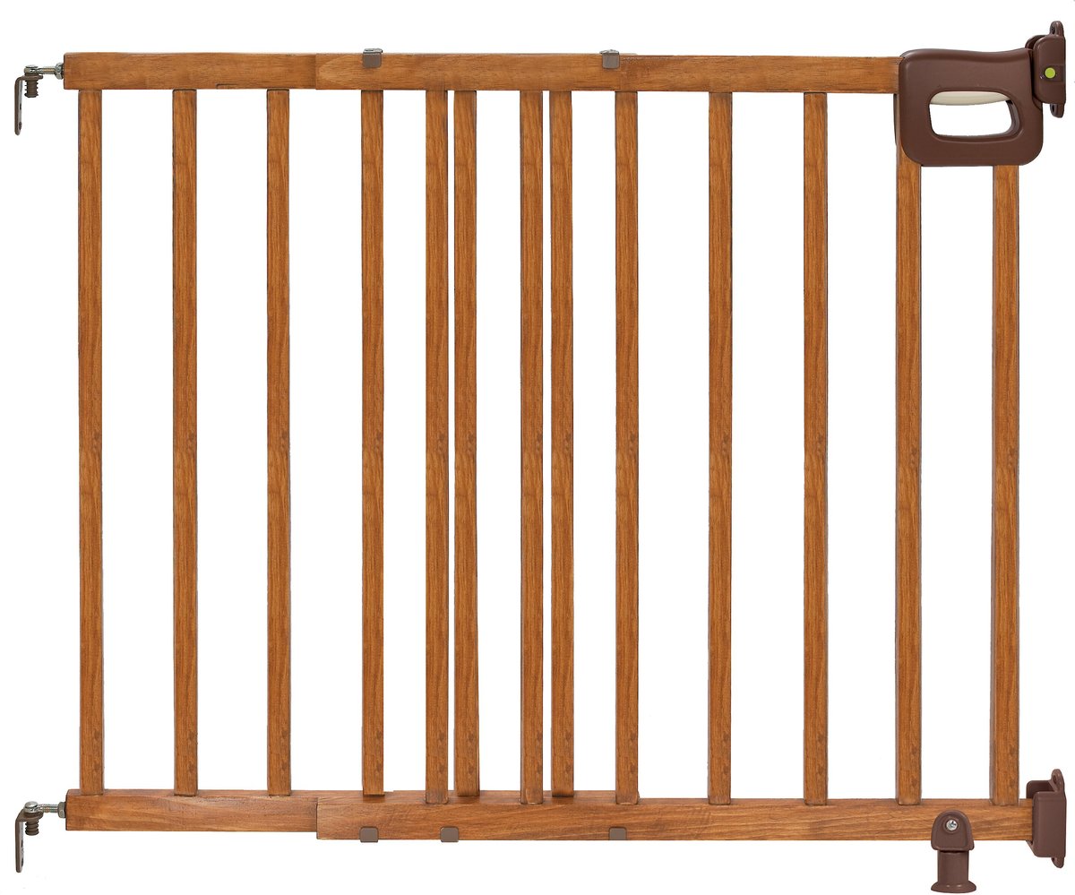 Summer Deluxe Stairway Simple to Secure Wood Dog Gate