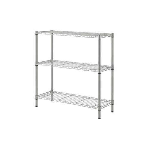 Lorell Light-Duty Wire Shelving 3 Tier(s) - 36