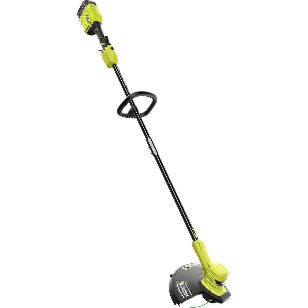 RYOBI ONE+ HP 18V Brushless 13 in. Cordless Battery String Trimmer with Extra 5-Pack of Spools 4.0 Ah Battery and Charger P20120-AC5