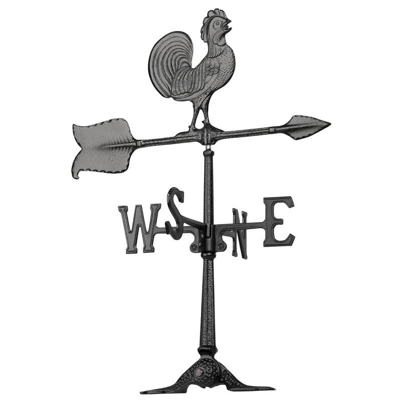 Whitehall 00067 24 Rooster Accent Weathervane - Black