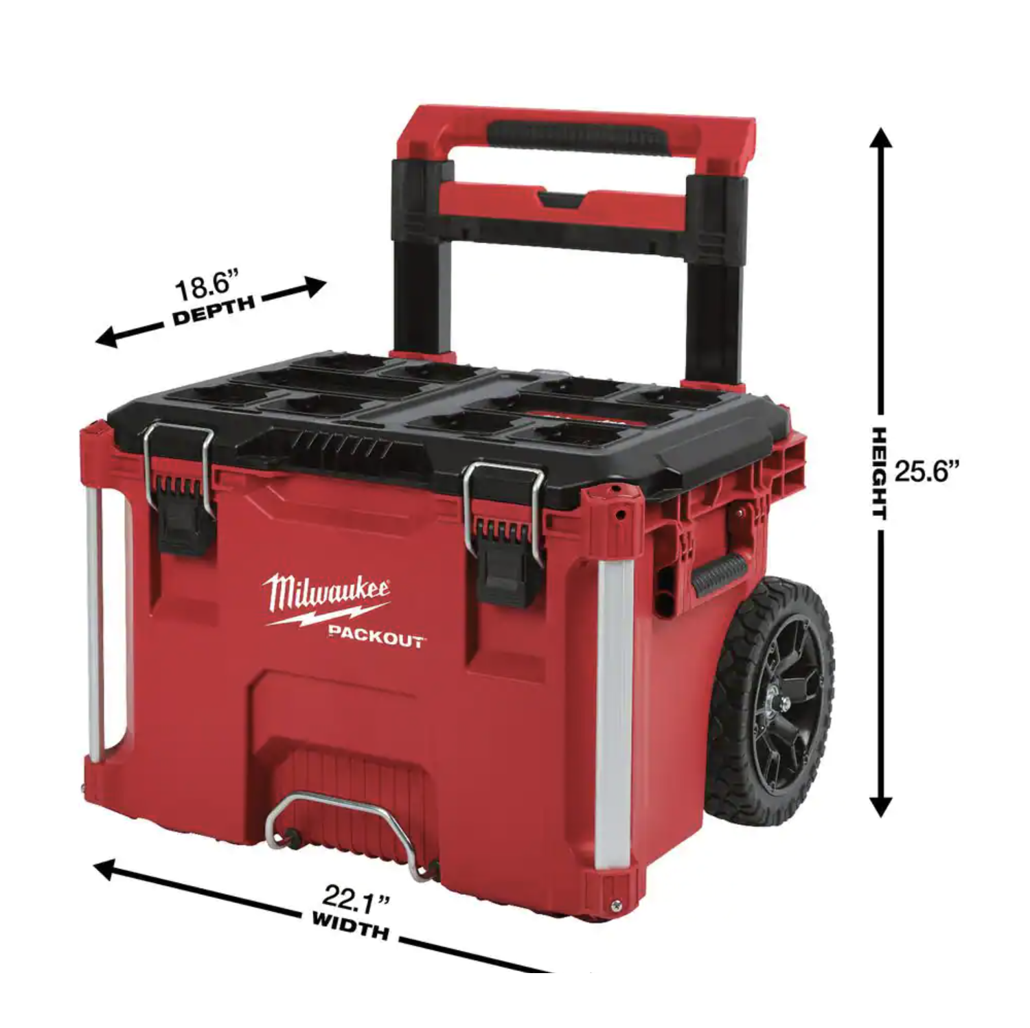 Milwaukee Packout Rolling Box and XL Tool Box (48-22-8426-48-22-8429)