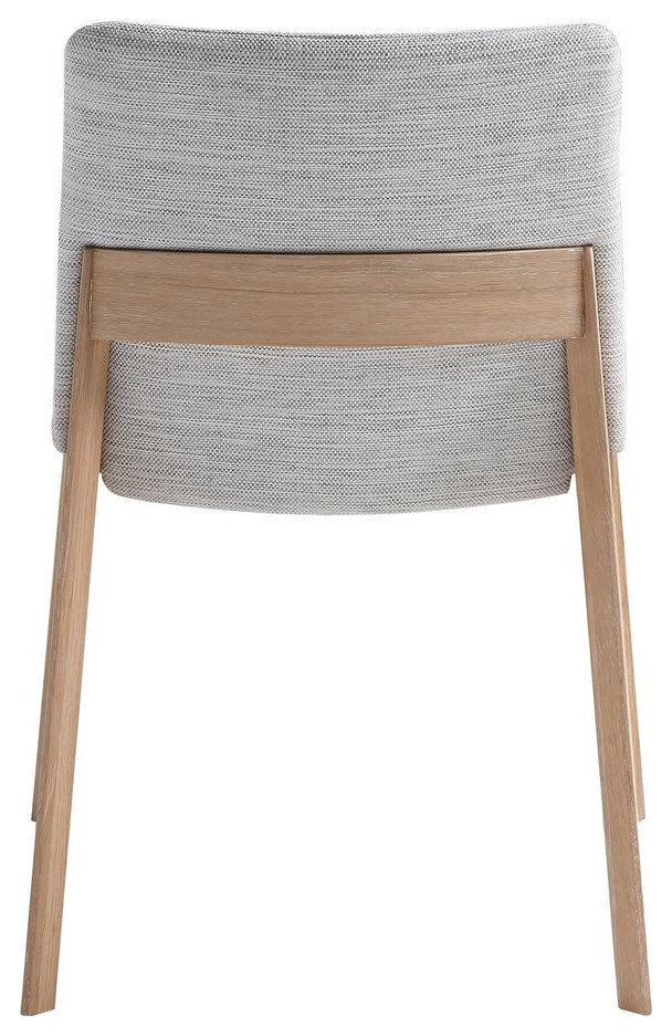 Deco Oak Dining Chair  Grey   Contemporary   Dining Chairs   by BisonOffice  Houzz