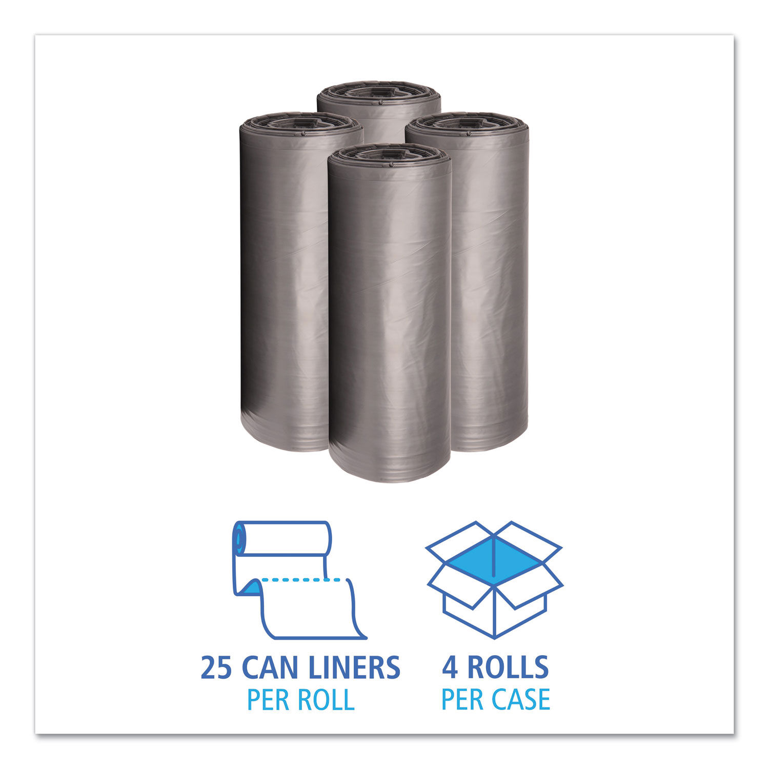 Low-Density Waste Can Liners by Boardwalkandreg; BWK4046SH