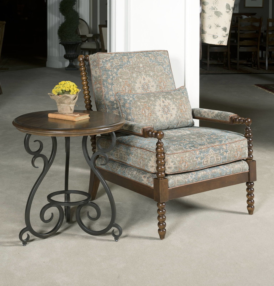 Kincaid Portolone Accent Table  Rich Truffle   Mediterranean   Side Tables And End Tables   by Emma Mason  Houzz