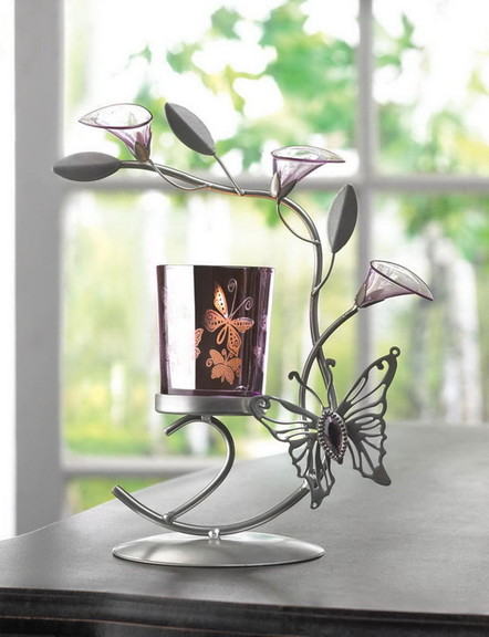 Gallery of Light 57071524 Butterfly Lily Candlehol...